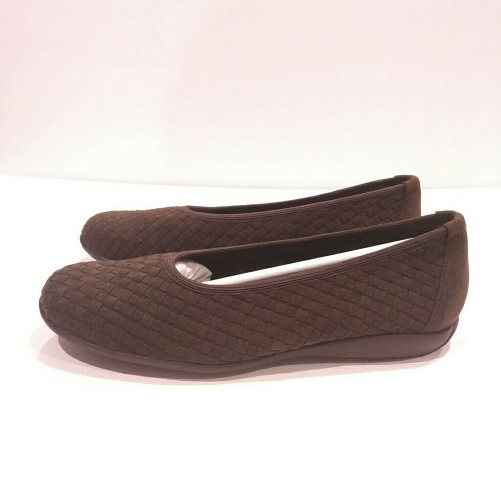 Stuart Weitzman Nicnic Brown Ultrasuede Shoes